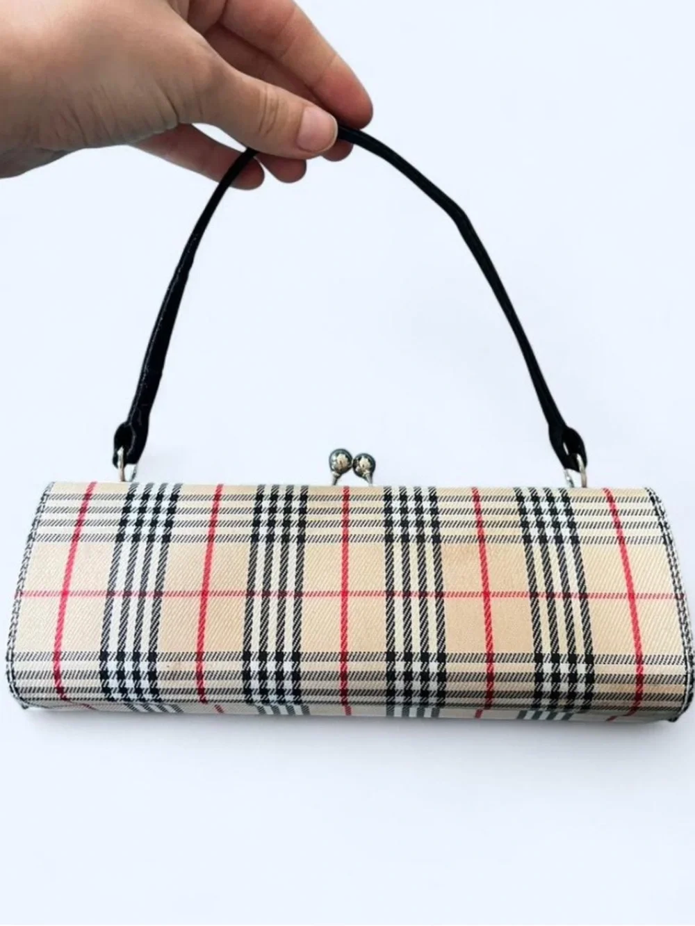 90s Plaid Cosmetic Bag by Show Colors